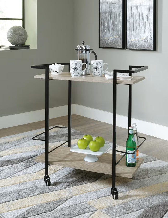 Waylowe Bar Cart in Brown/Black