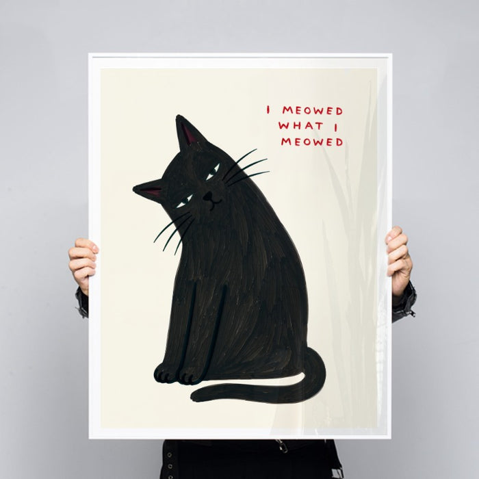 What I Meowed — Art Print Vertical #03