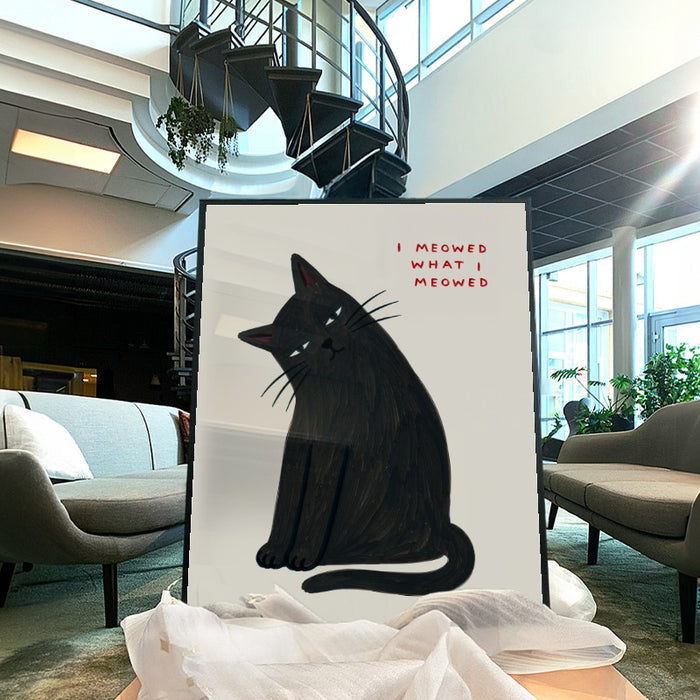 What I Meowed — Art Print Vertical #04