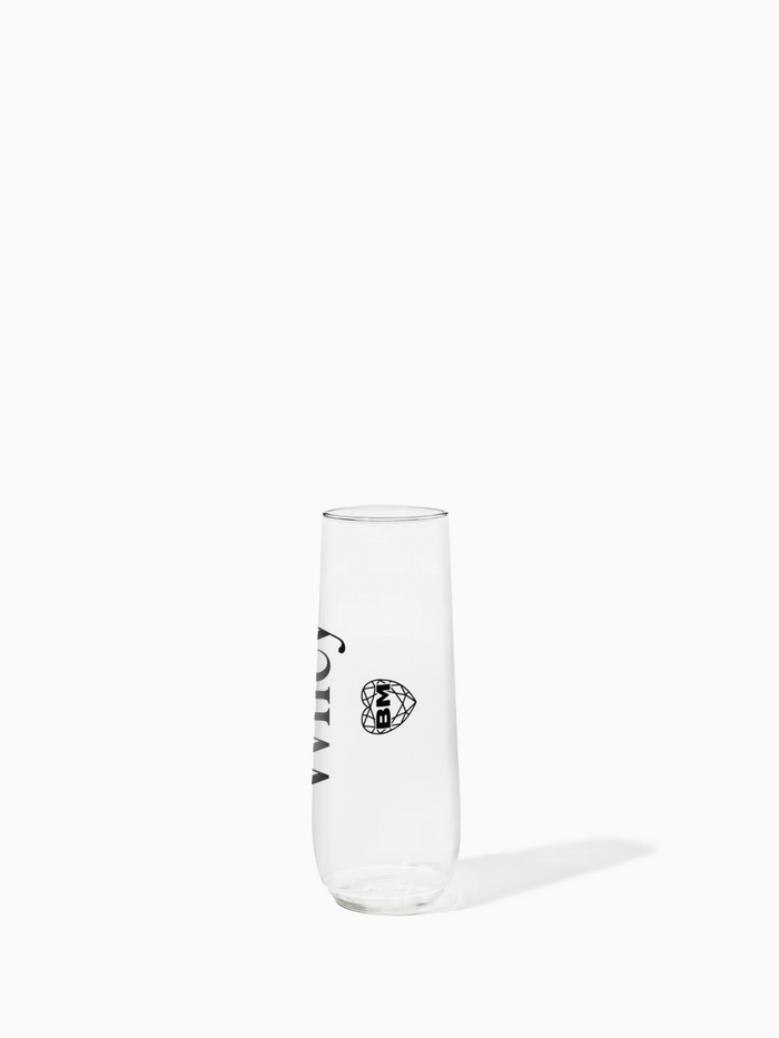 Wifey - TOSSWARE × BRIDEMERCH - POP 9oz Flute - Black