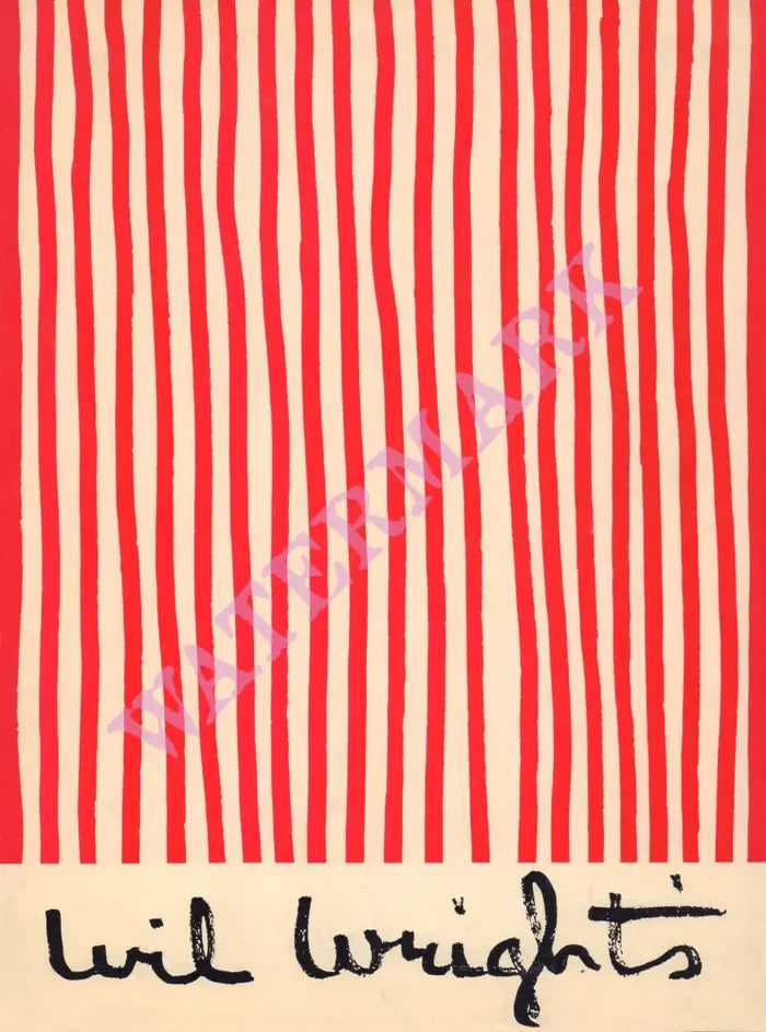 Wil Wrights, Los Angeles 1940s Menu Art