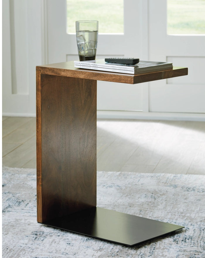 Wimshaw Accent Table in Brown/Black