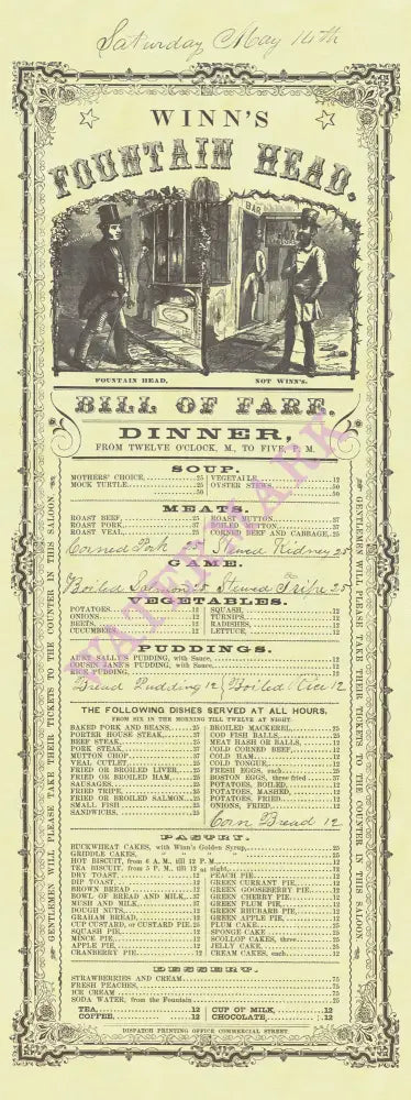 Winn's Fountain Head, San Francisco (circa) 1853