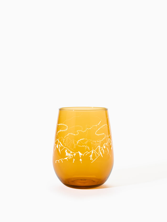 Winter Excursions - RESERVE 16oz Stemless Wine Color Series Tritan™ Copolyester Glass Mixed Set