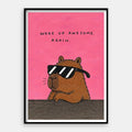 Woke Up Awesome — Art Print Vertical #01