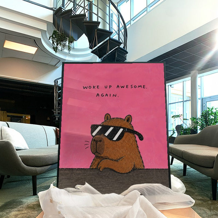 Woke Up Awesome — Art Print Vertical #04