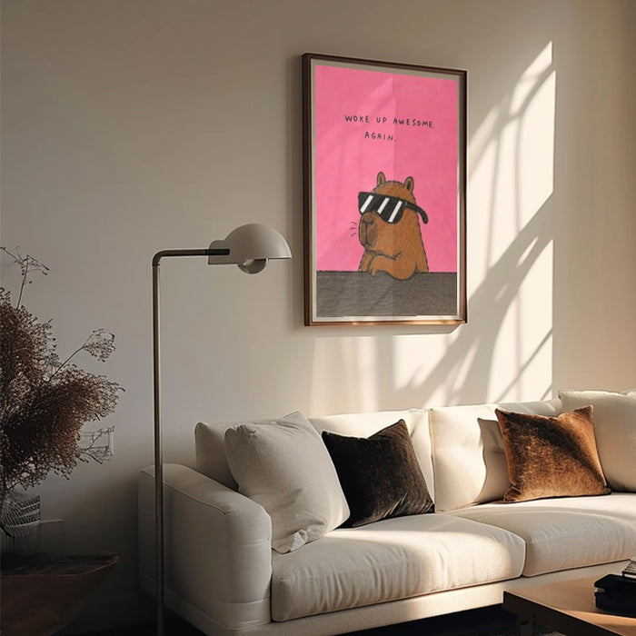 Woke Up Awesome — Art Print Vertical #05