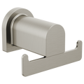 Xander Double Robe Hook in Brushed Nickel